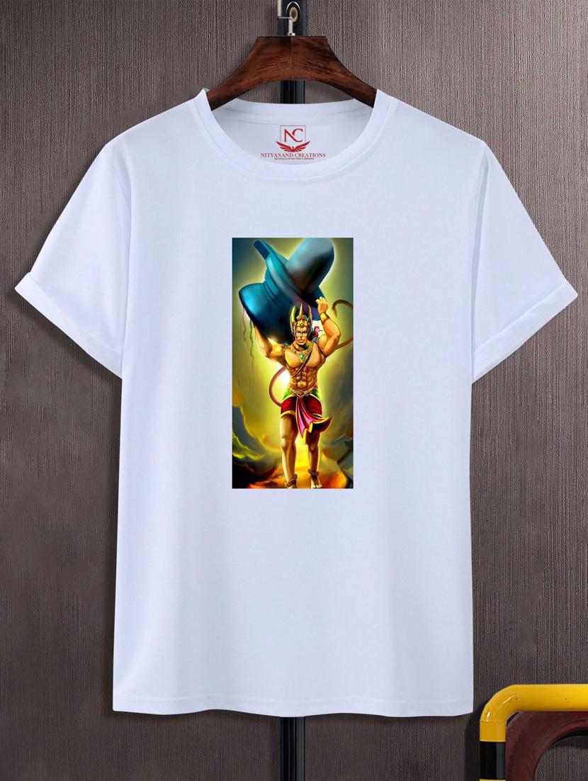 unisex white graphic printed t-shirt - 20847321 - Zoom Image - 0
