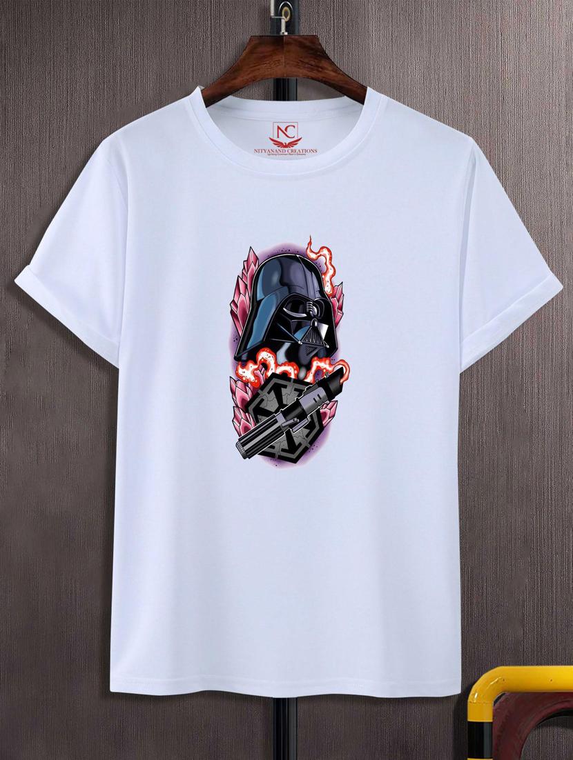 unisex white graphic printed t-shirt - 20847322 - Zoom Image - 0