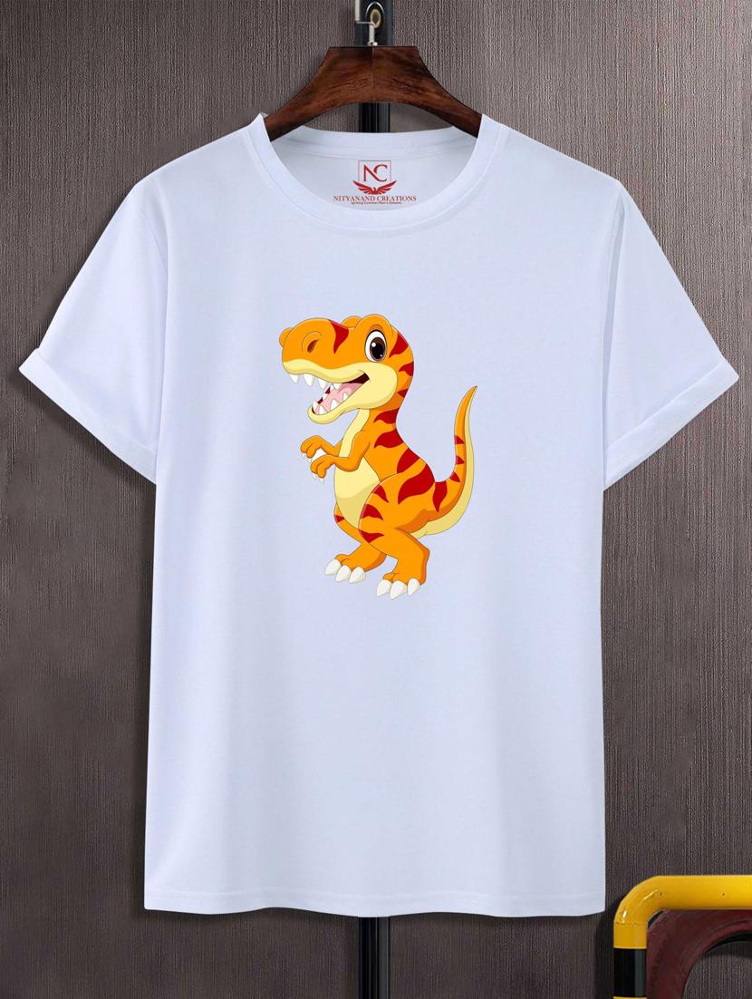 unisex white graphic printed t-shirt - 20847328 - Zoom Image - 0