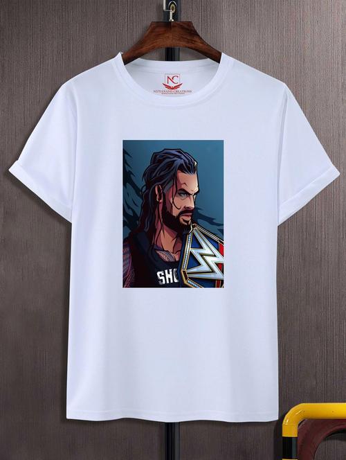 unisex white graphic printed t-shirt - 20847337 - Standard Image - 0