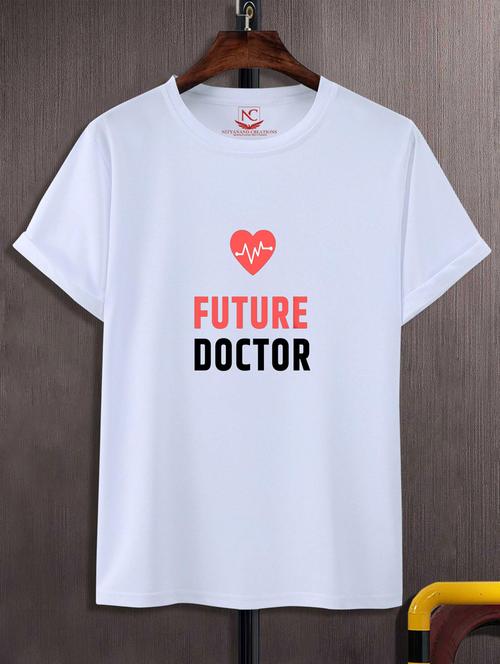 unisex white graphic printed t-shirt - 20847342 -  Standard Image - 0
