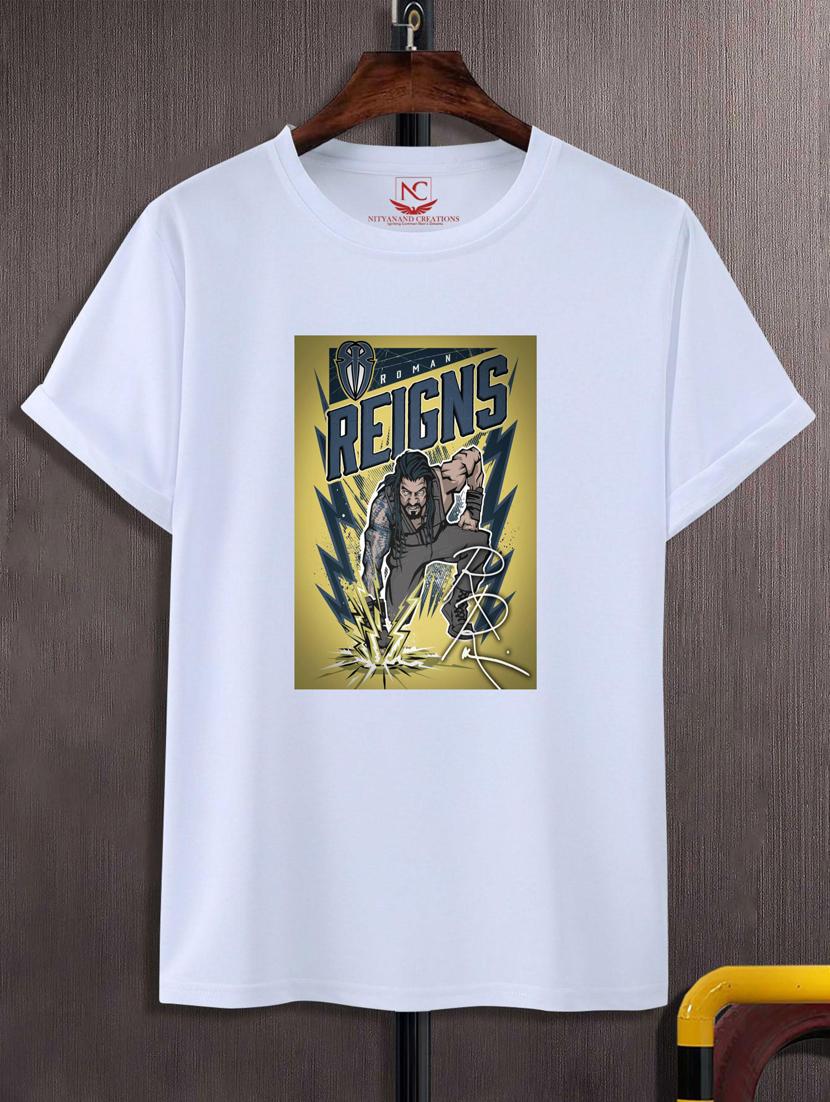 unisex white graphic printed t-shirt - 20847343 - Zoom Image - 0