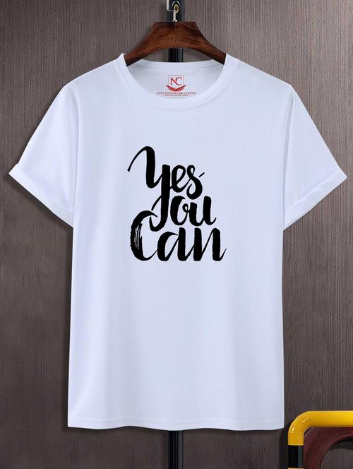 unisex white graphic printed t-shirt - 20847365 - Standard Image - 0