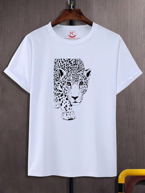 unisex white graphic printed t-shirt - 20847369 - Standard Image - 0