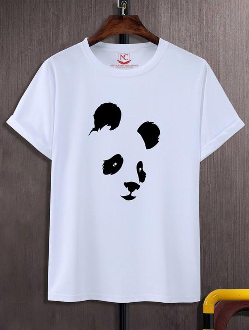 unisex white graphic printed t-shirt - 20847372 -  Standard Image - 0