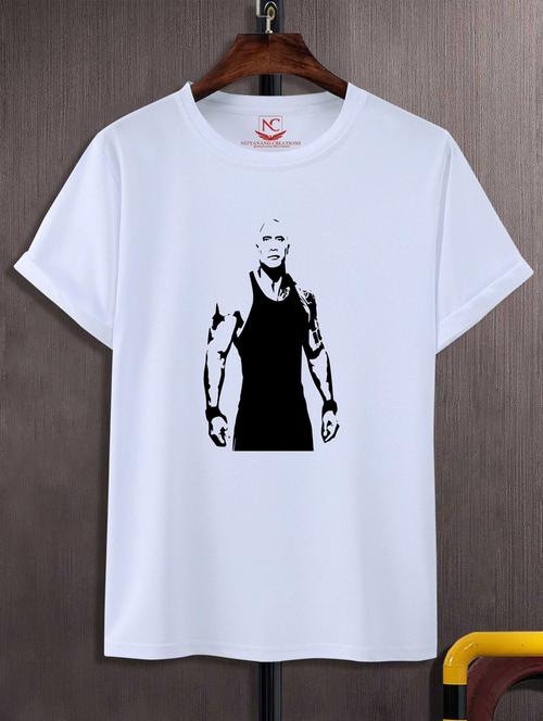 unisex white graphic printed t-shirt - 20847383 -  Standard Image - 0