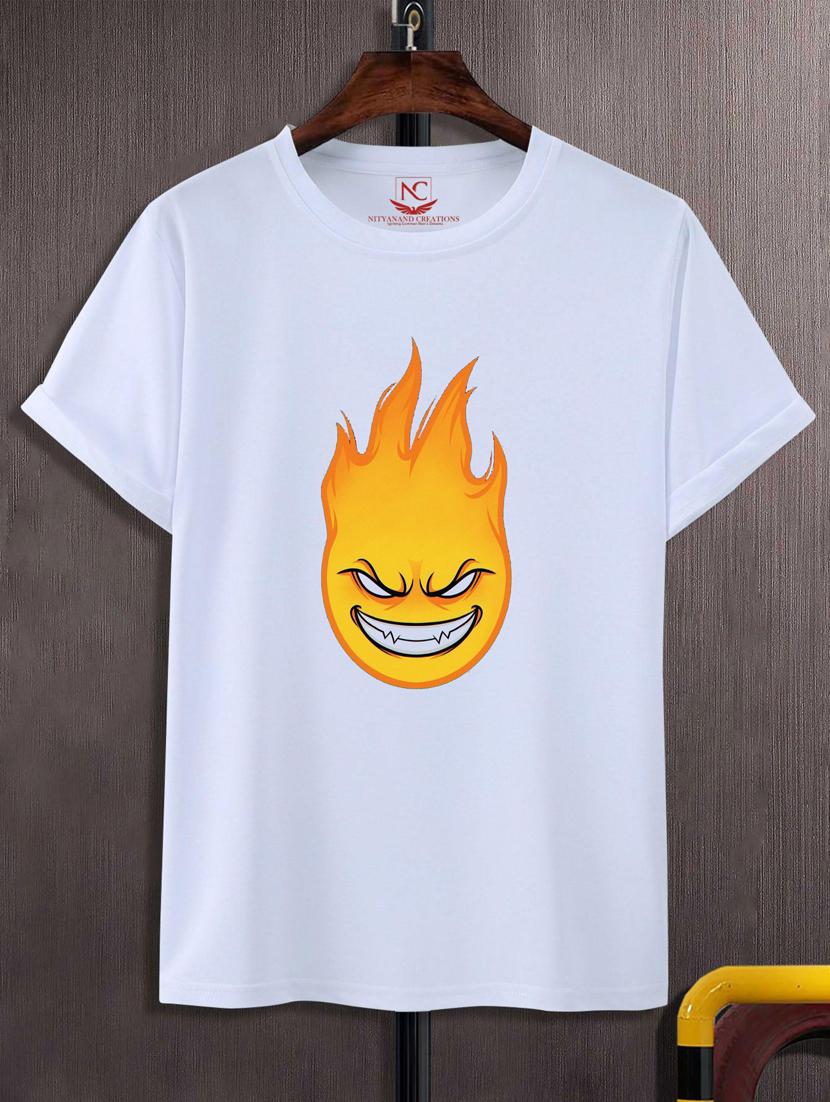 unisex white graphic print t-shirt - 20847386 -  Zoom Image - 0
