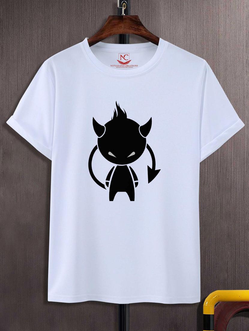 unisex white graphic printed t-shirt - 20847391 - Zoom Image - 0