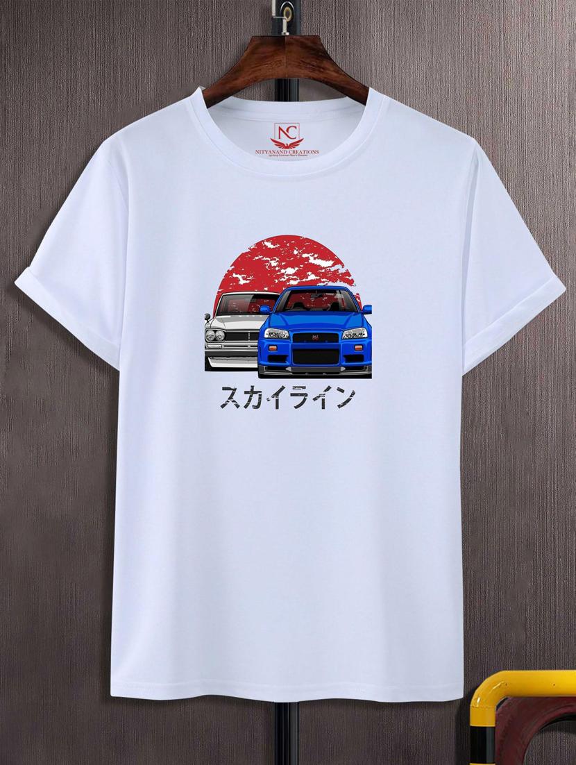 unisex white graphic printed t-shirt - 20847411 - Zoom Image - 0