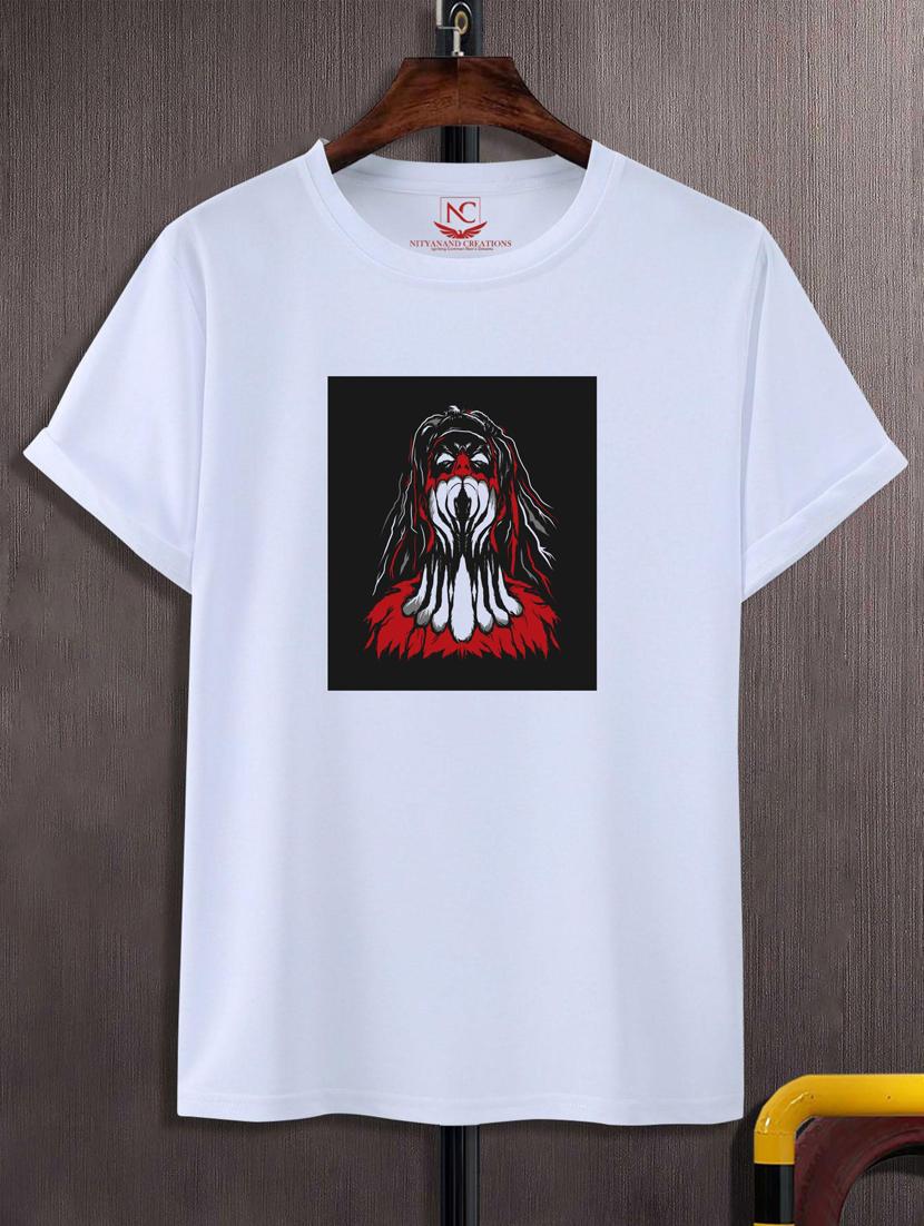 unisex white graphic printed t-shirt - 20847412 -  Zoom Image - 0
