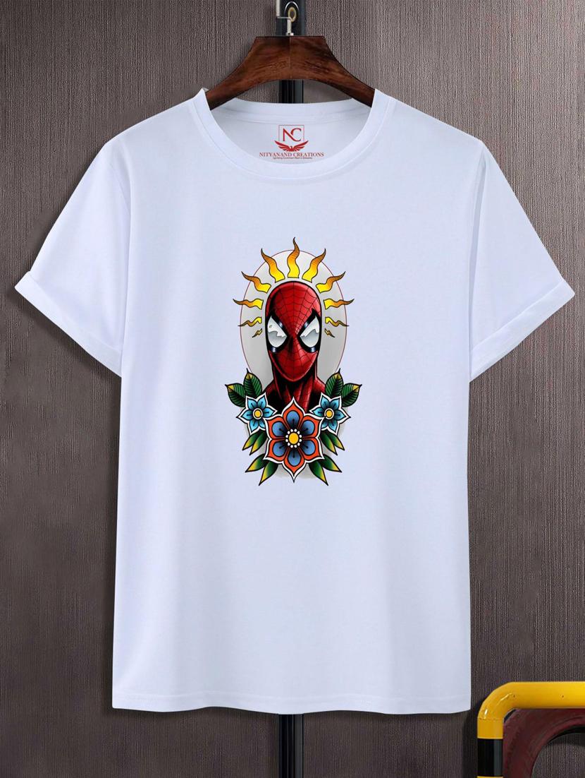 unisex white graphic printed t-shirt - 20847421 -  Zoom Image - 0