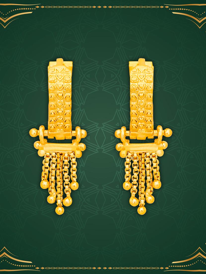 gold plated balli earrings - 20848871 - Zoom Image - 0