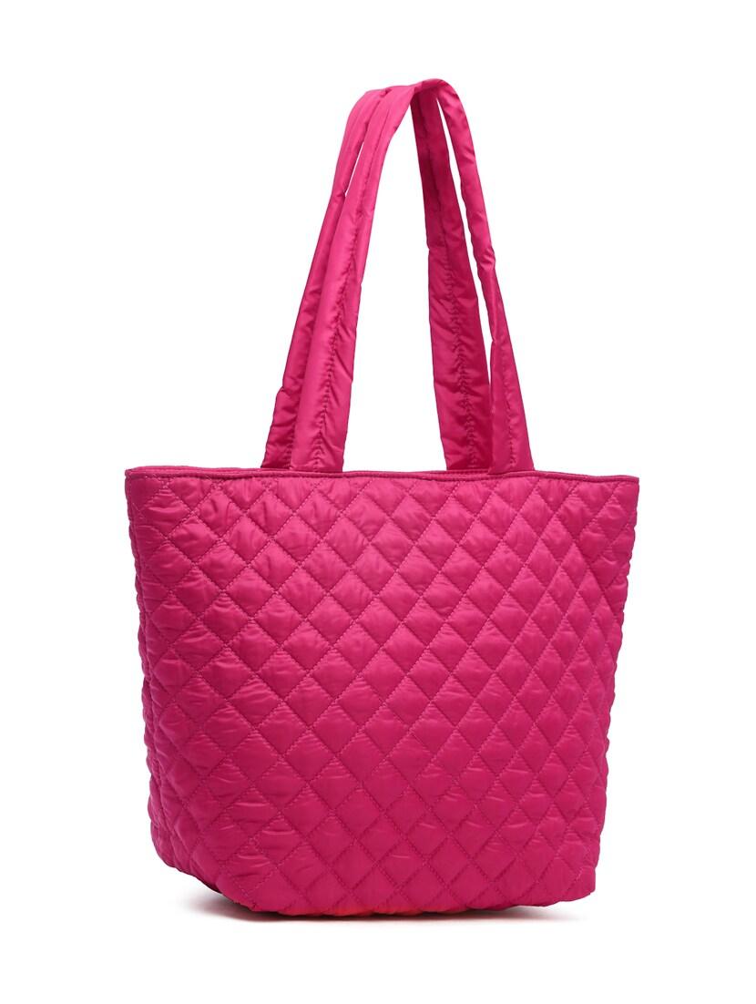 pink quilted regular tote bag - 20850252 - Standard Image - 3