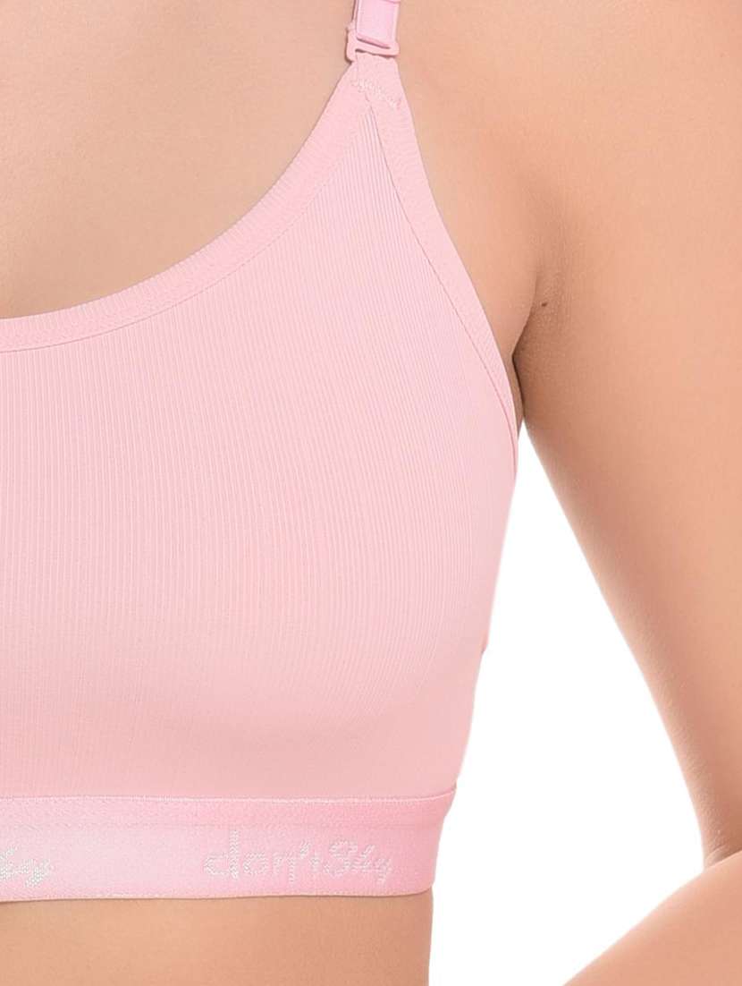 women solid hosiery bra - 20851237 -  Standard Image - 3