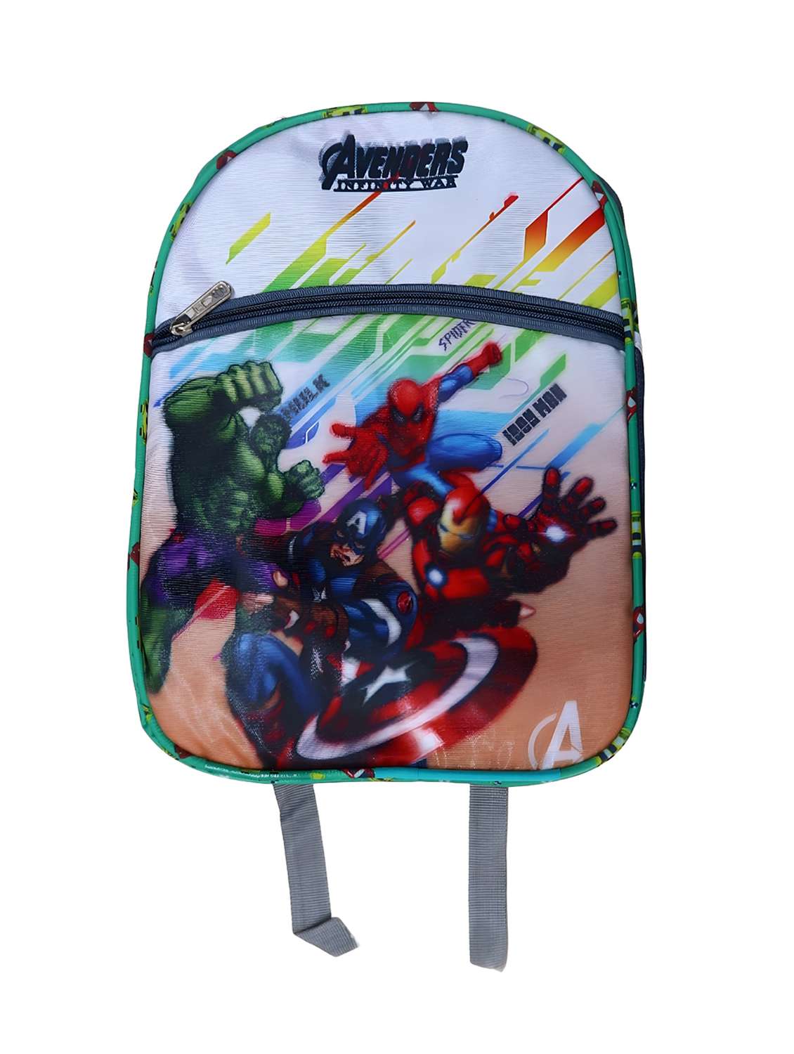 avengers print casual backpack for kids
