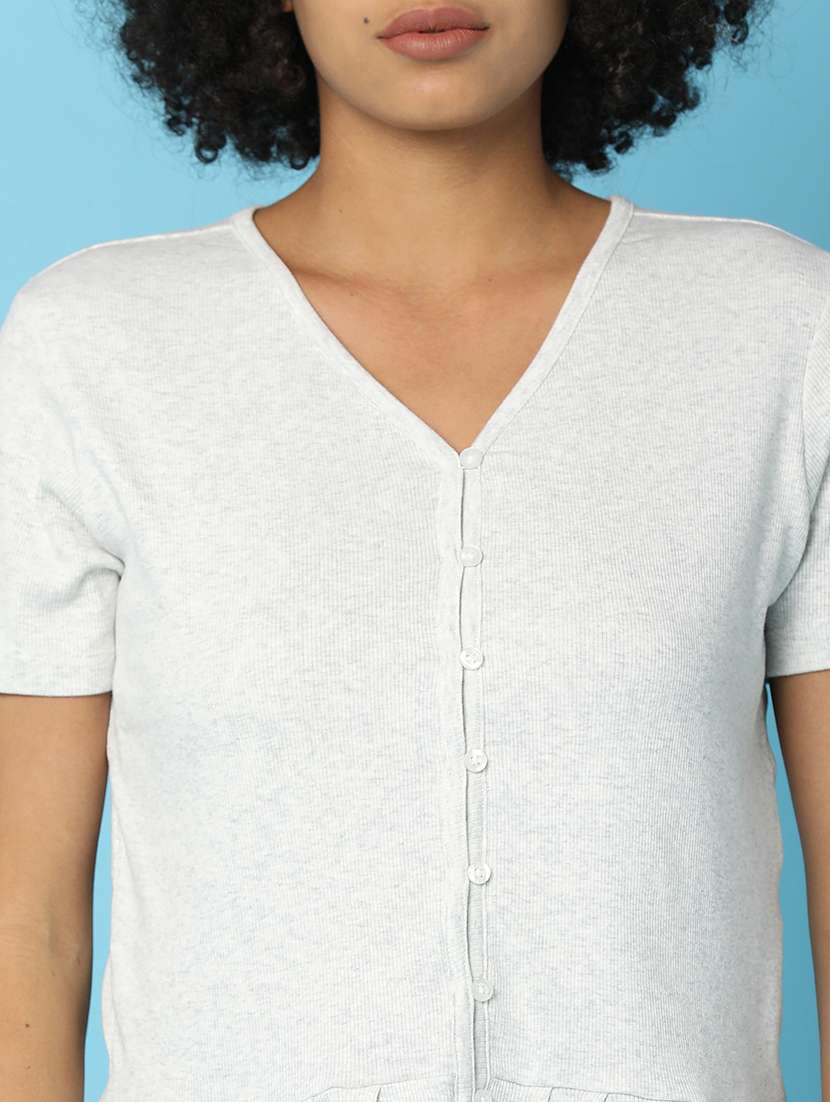 grey cotton regular tshirt - 20852258 -  Standard Image - 5