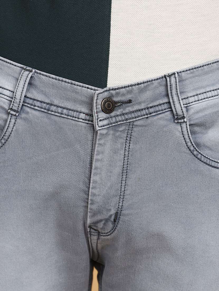 men mid rise washed denim jeans - 20852511 -  Standard Image - 5