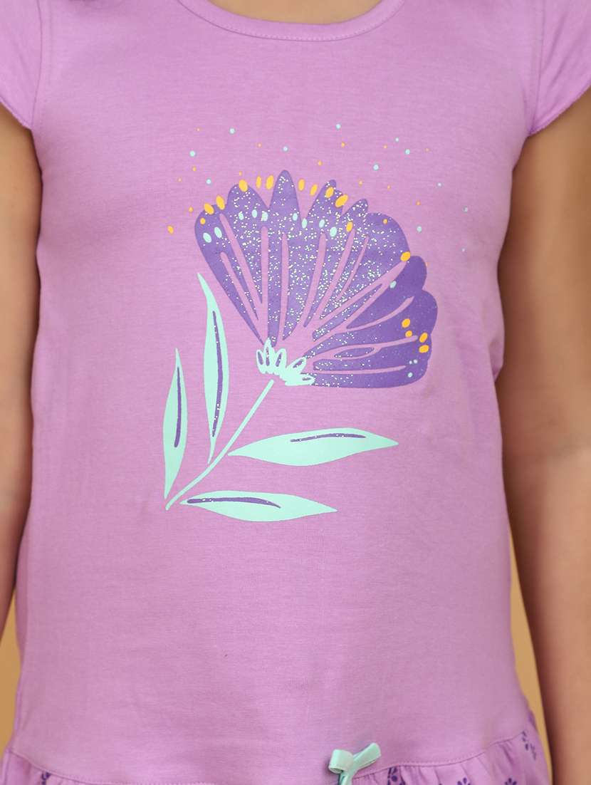 girls round neck printed frock - 20852527 -  Standard Image - 5