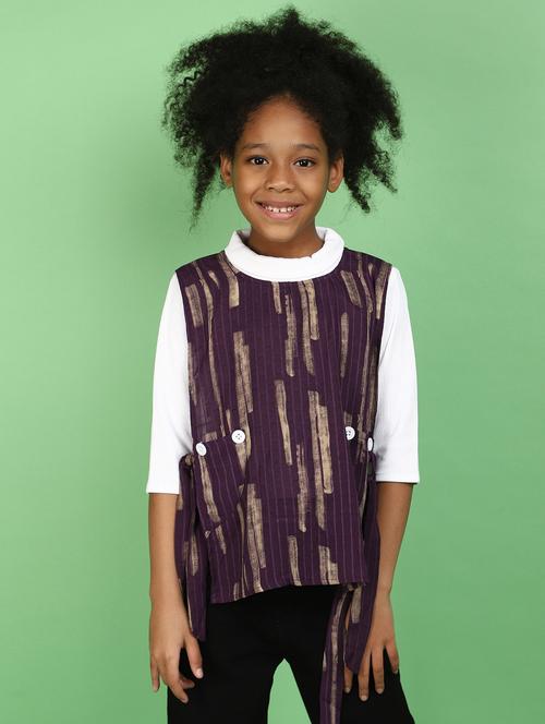 girls round neck printed top - 20852645 -  Standard Image - 0