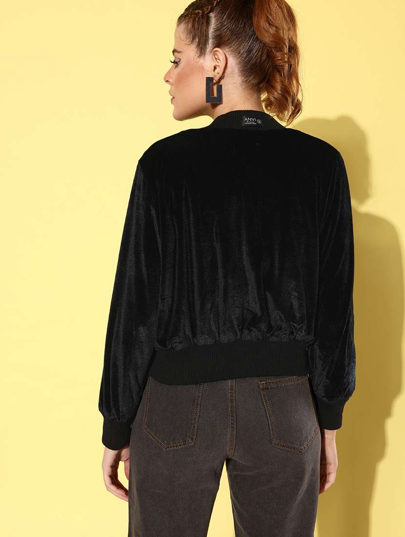 solid yellow velvet reversible jacket - 20853033 - Standard Image - 3