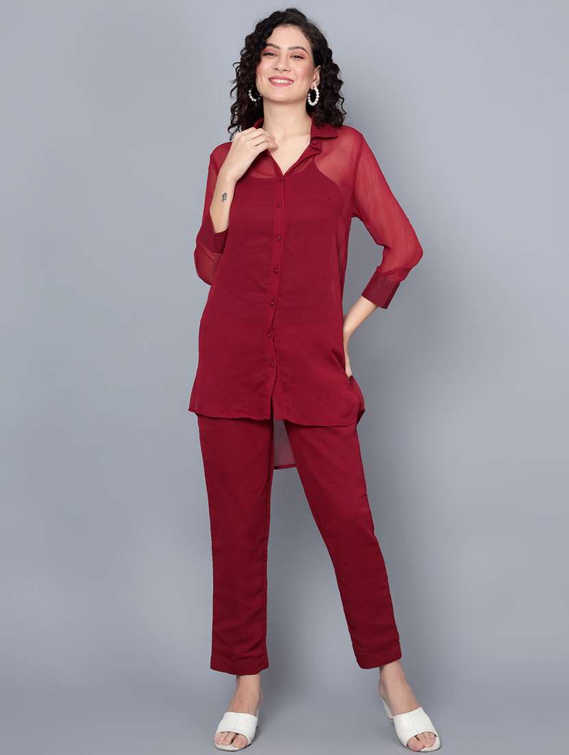 women solids ankle length cigarette pants - 20853272 - Zoom Image - 0