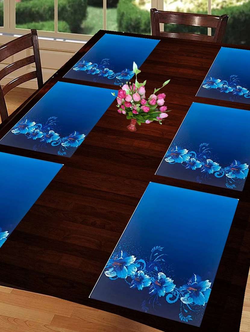 printed placemats for dining table and kitchen