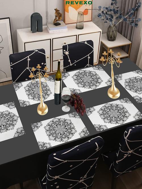 rectangular pack of 6 table placemat - 20853429 - Standard Image - 0