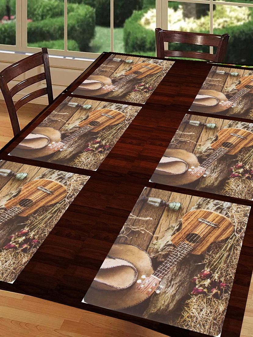 rectangular pack of 6 table placemat - 20853444 - Zoom Image - 0