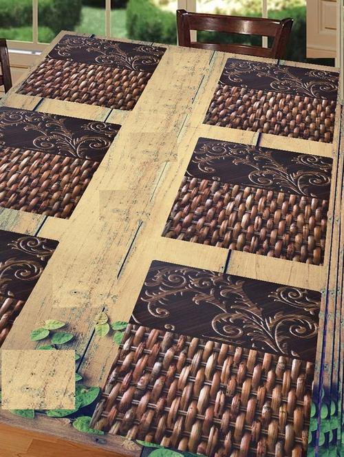 rectangular pack of 6 table placemat - 20853450 - Standard Image - 0