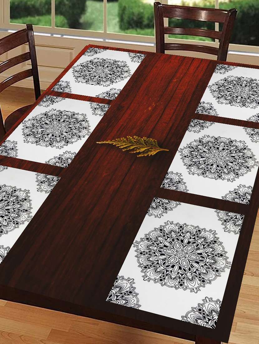 rectangular pack of 6 table placemat