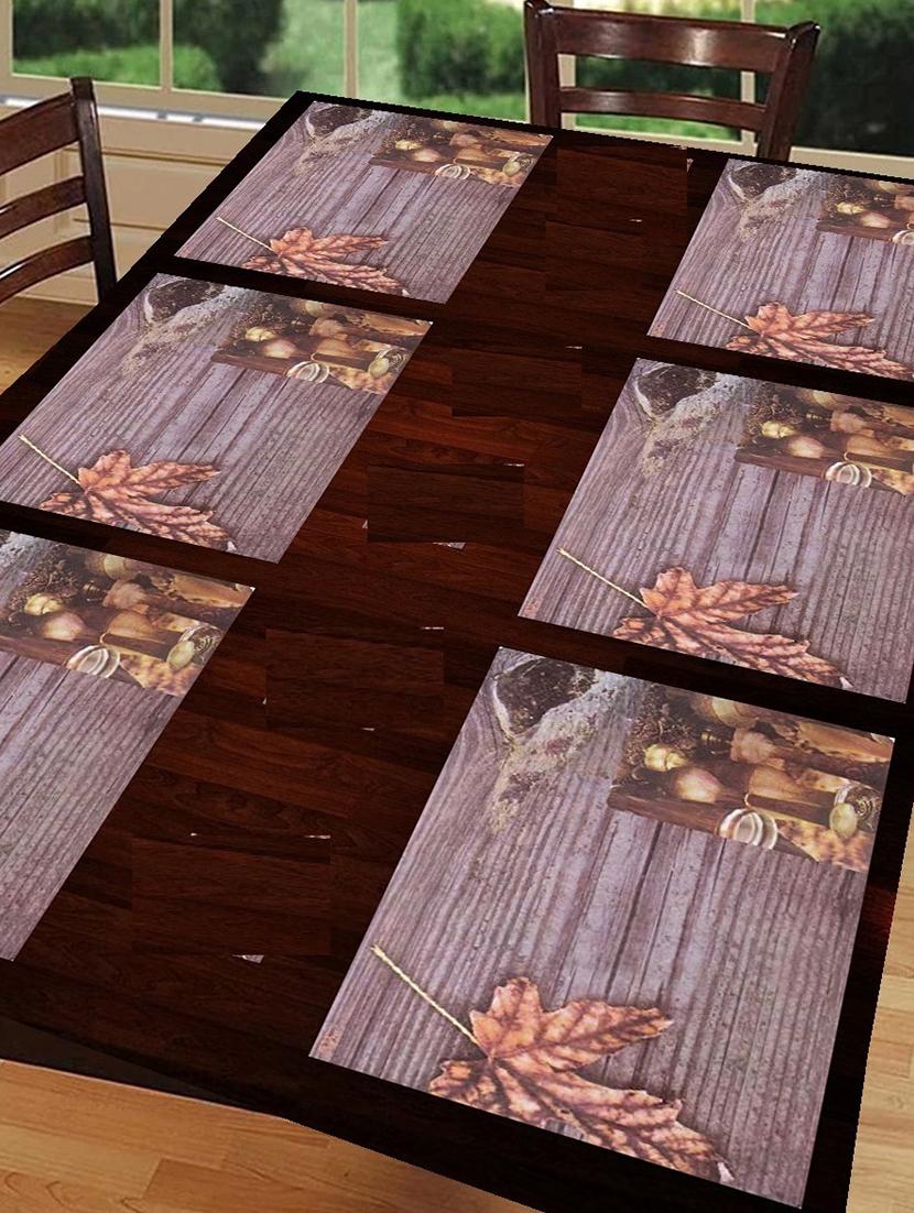 rectangular pack of 6 table placemat - 20853459 -  Zoom Image - 0