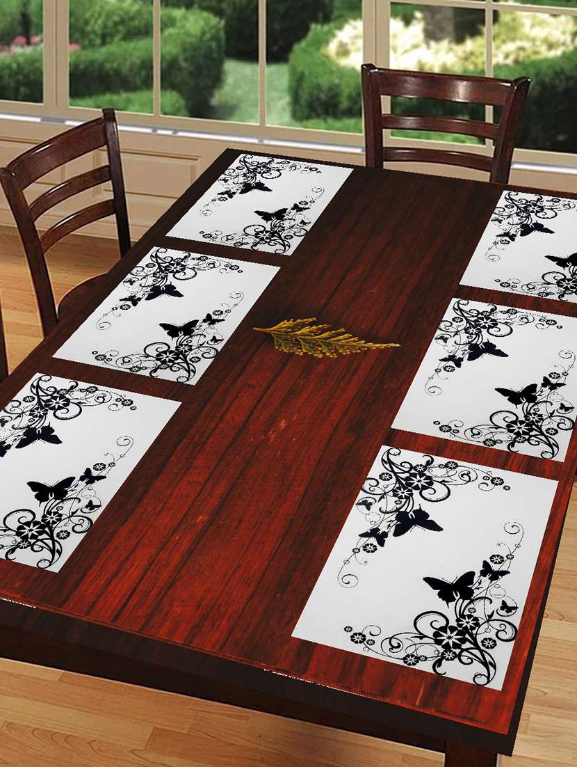 printed placemats for dining table and kitchen