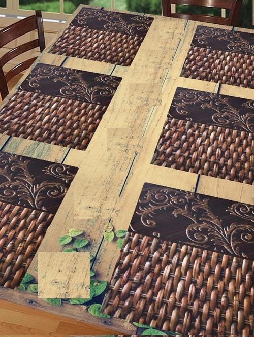 rectangular pack of 6 table placemat - 20853463 - Standard Image - 0
