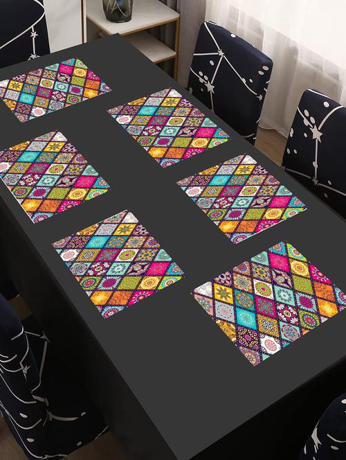 rectangular pack of 6 table placemat - 20853481 - Standard Image - 0