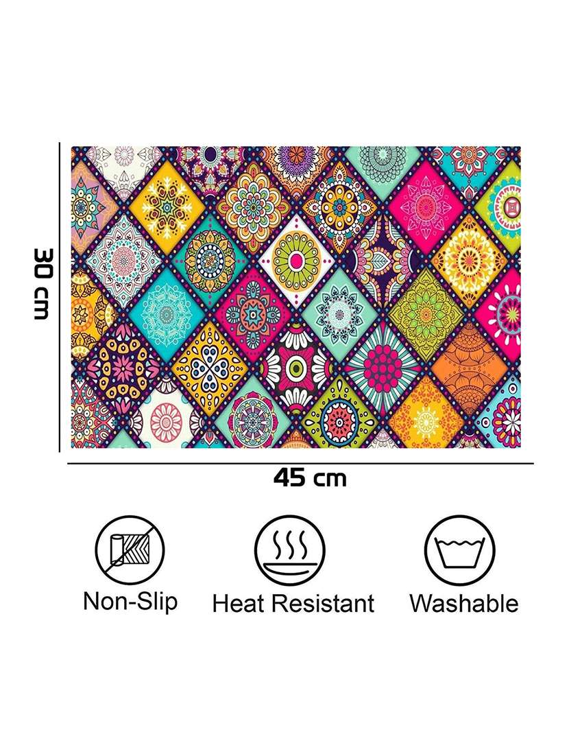 rectangular pack of 6 table placemat - 20853482 -  Standard Image - 3