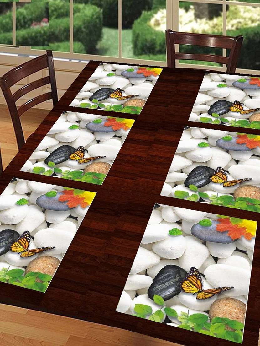printed placemats for dining table and kitchen