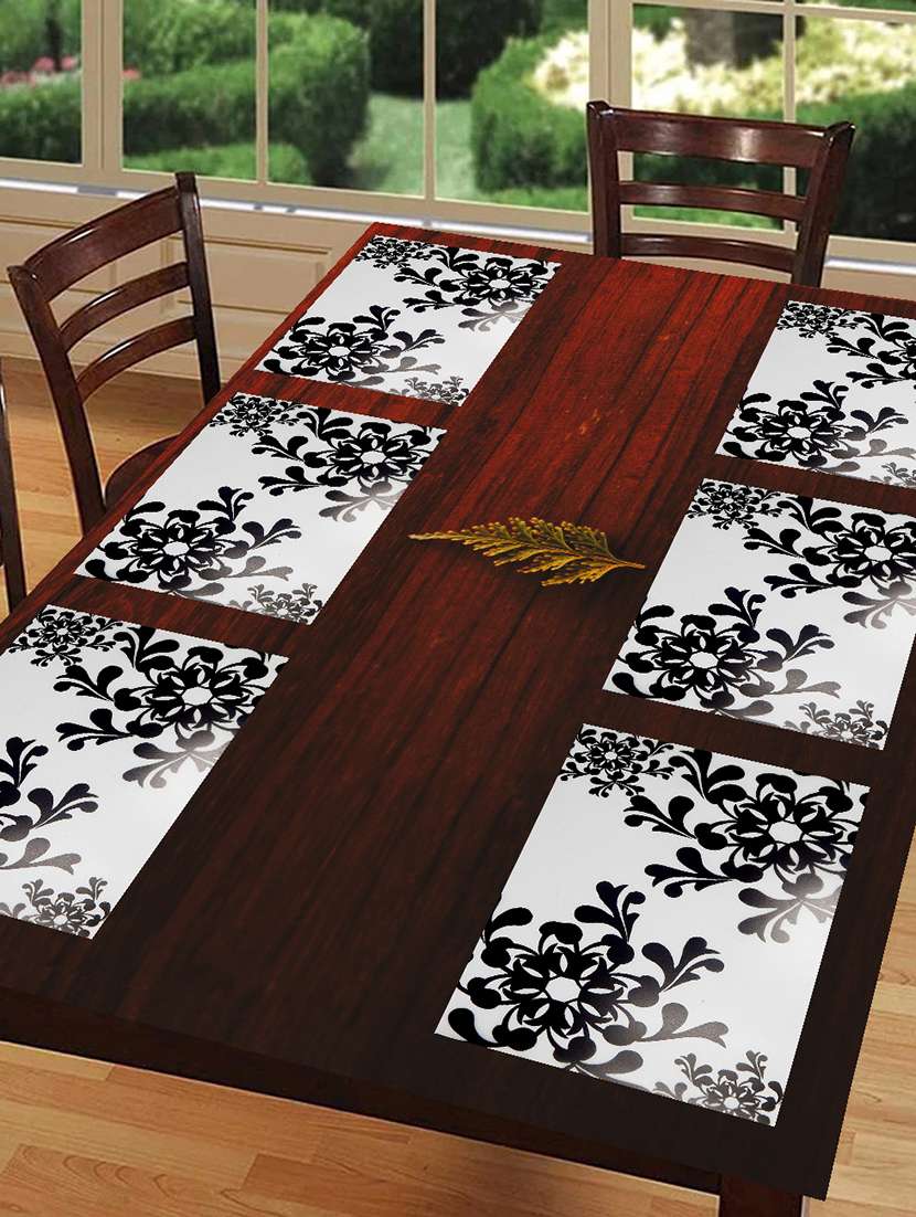 printed placemats for dining table and kitchen