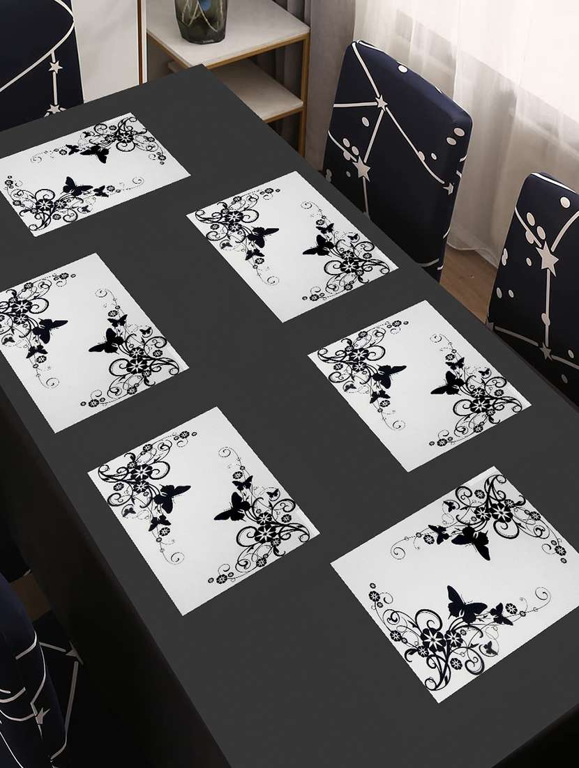 printed placemats for dining table and kitchen