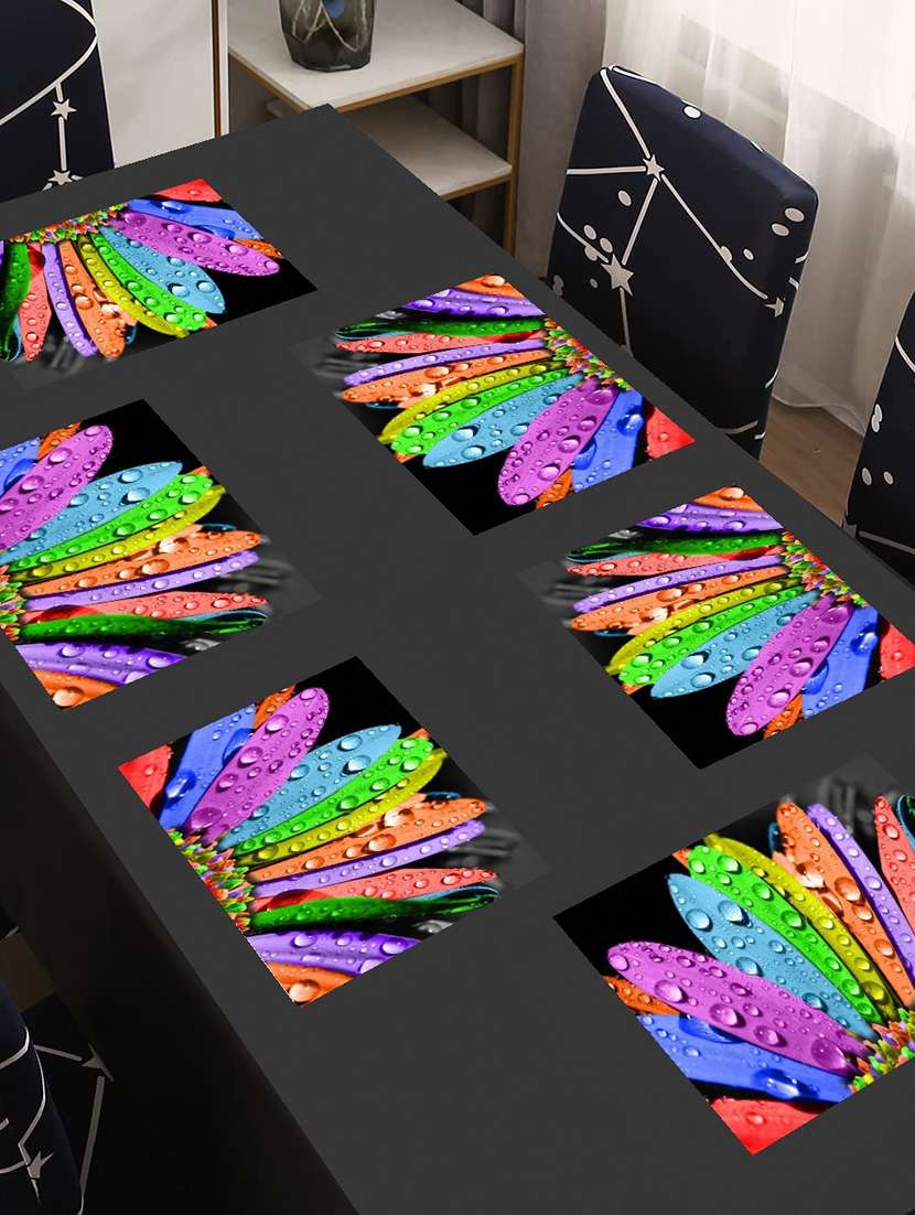 printed placemats for dining table and kitchen