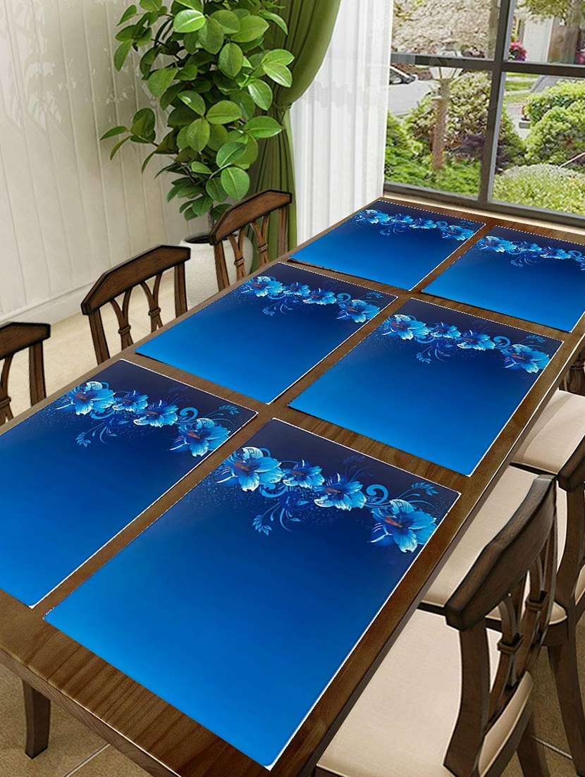 printed placemats for dining table and kitchen