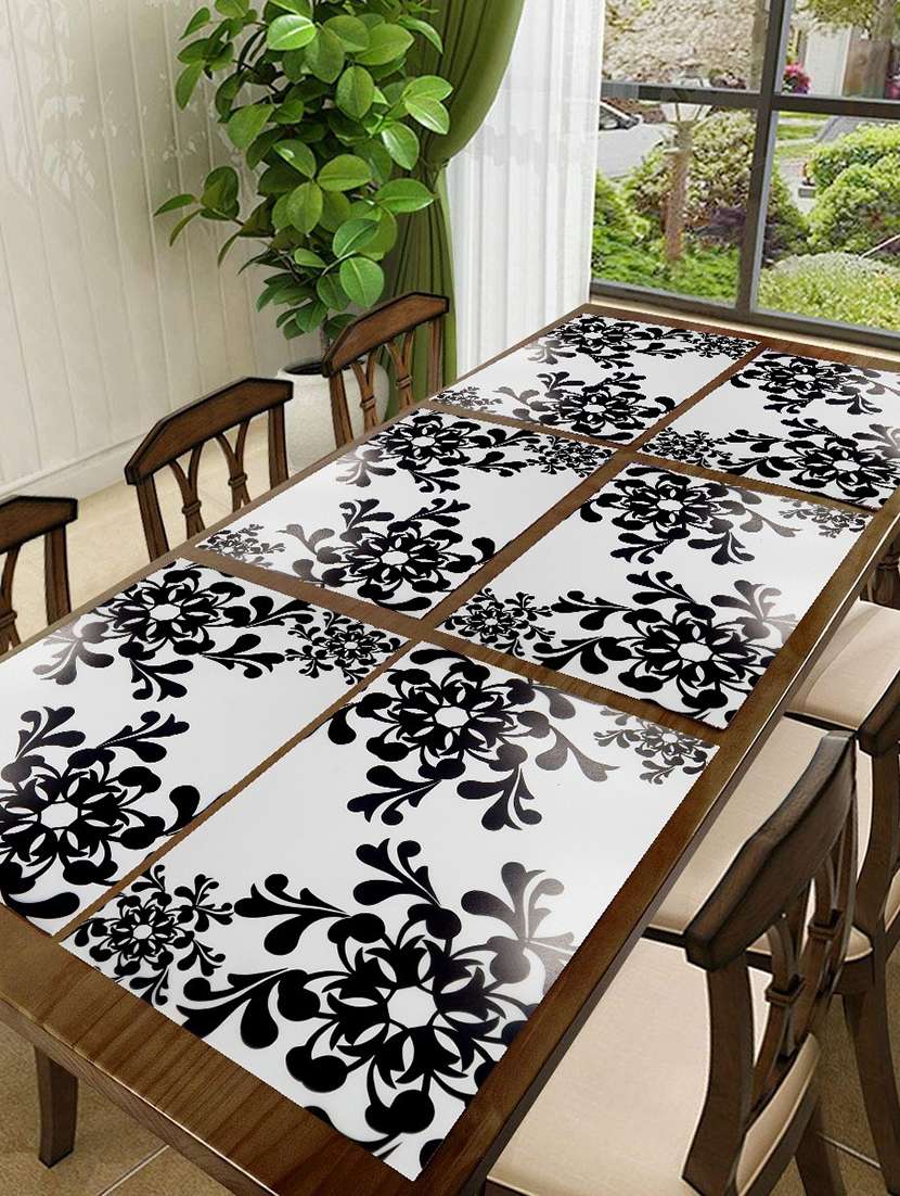 printed placemats for dining table and kitchen
