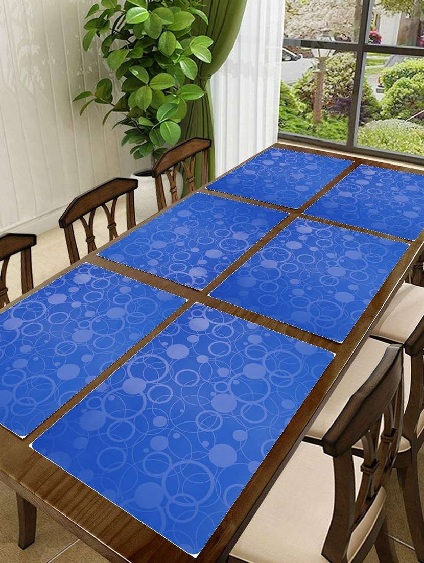 printed placemats for dining table and kitchen