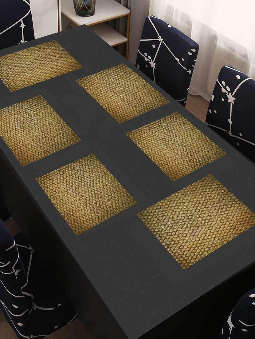 printed placemats for dining table and kitchen