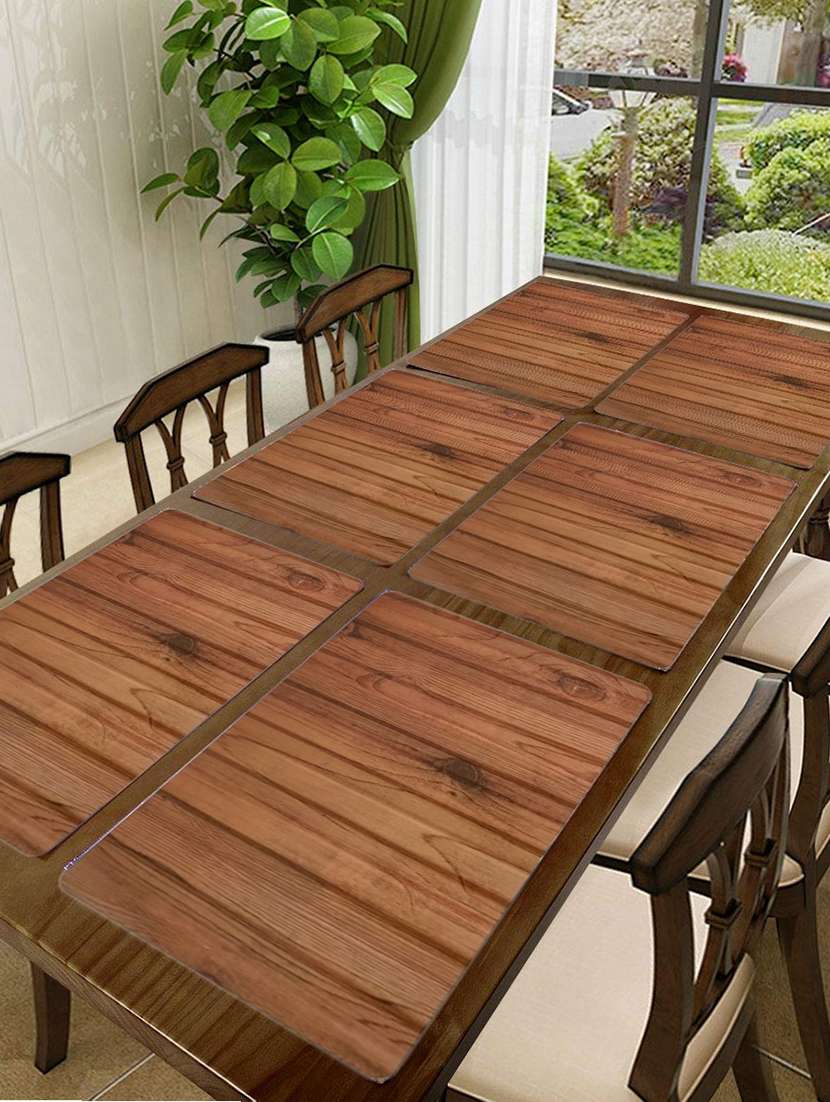 printed placemats for dining table and kitchen