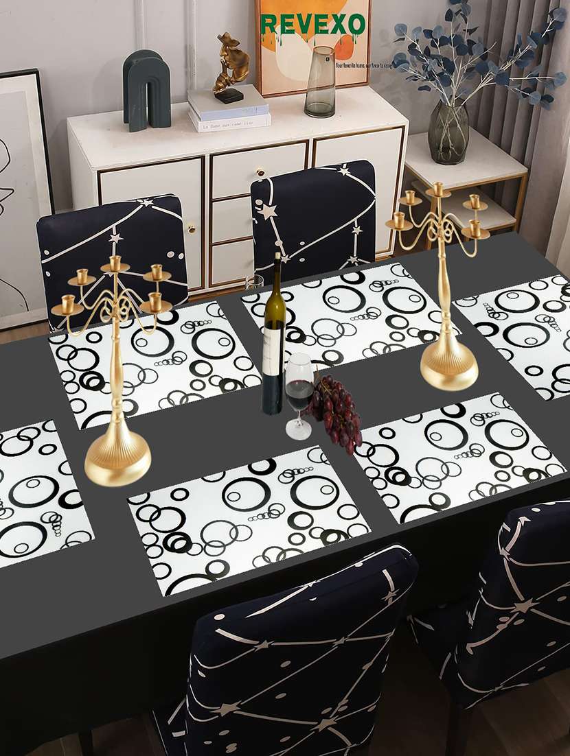 printed placemats for dining table and kitchen