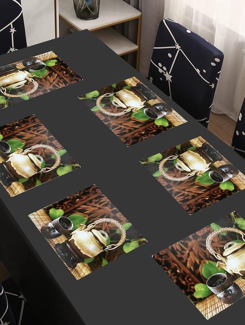 rectangular pack of 6 table placemat - 20853618 - Standard Image - 0