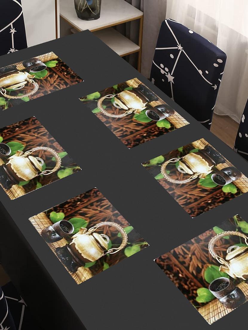 rectangular pack of 6 table placemat - 20853618 - Zoom Image - 0