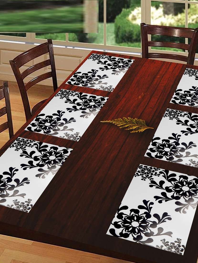 printed placemats for dining table and kitchen