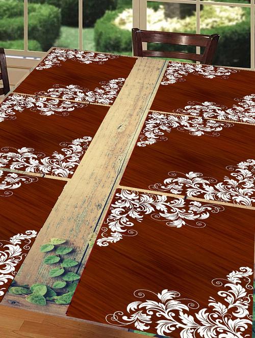 rectangular pack of 6 table placemat - 20853627 - Standard Image - 0