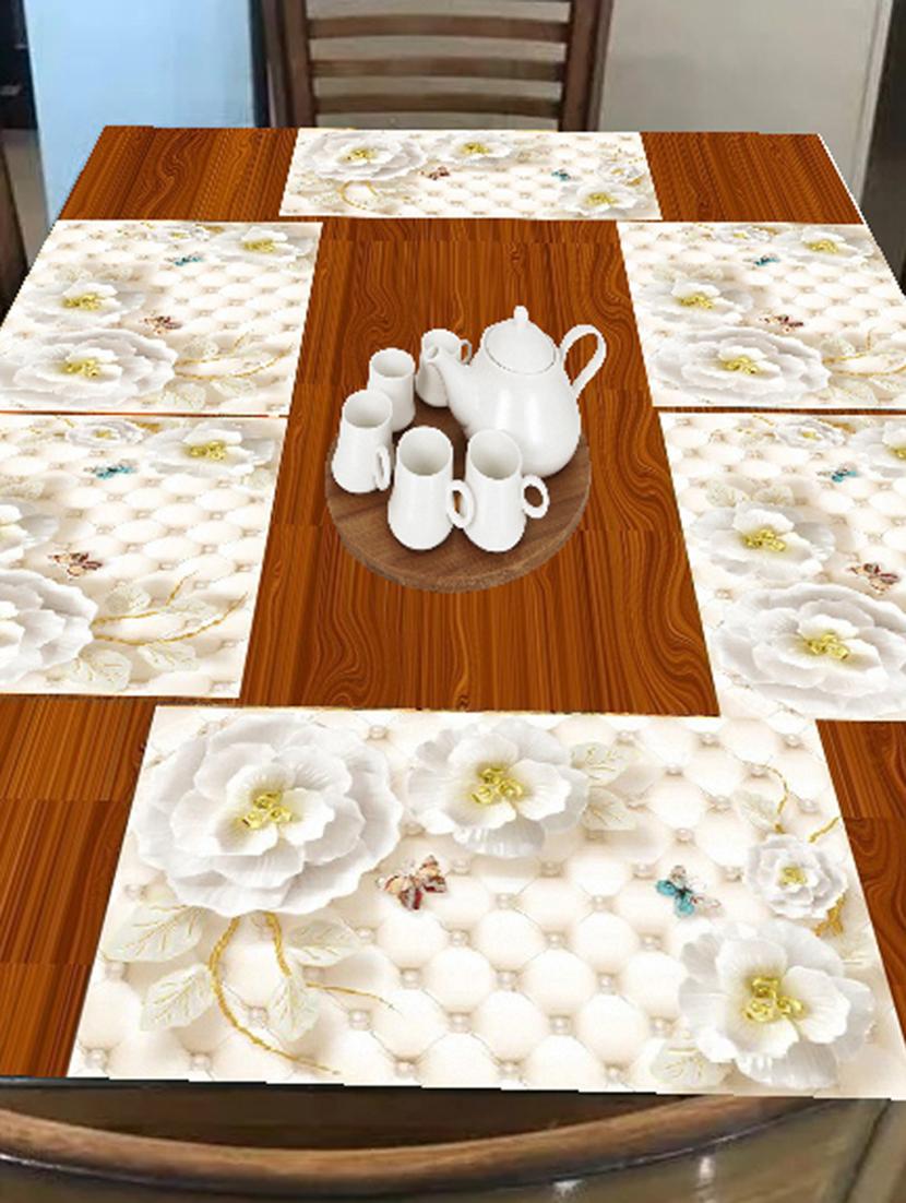 rectangular pack of 6 table placemat - 20853632 - Zoom Image - 0